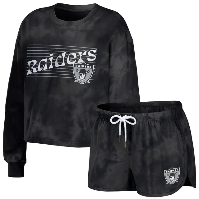 Lids Las Vegas Raiders Tommy Hilfiger Women's Zoey Raglan Pullover  Sweatshirt & Pants Tri-Blend Lounge Set - Cream