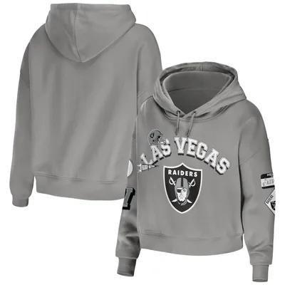 Las Vegas Raiders WEAR by Erin Andrews Women's Plus Size Sweatpants -  Heathered Gray