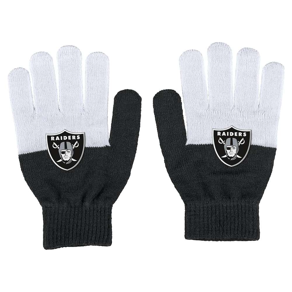 Gants à blocs de couleurs pour femmes WEAR by Erin Andrews Las Vegas Raiders