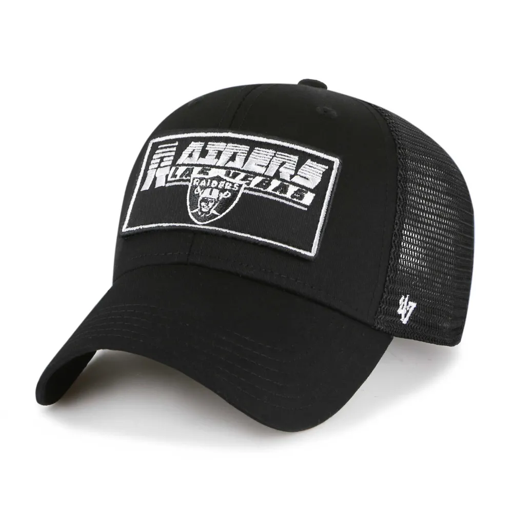 Casquette ajustable pour jeune Las Vegas Raiders Levee MVP Trucker '47 noire