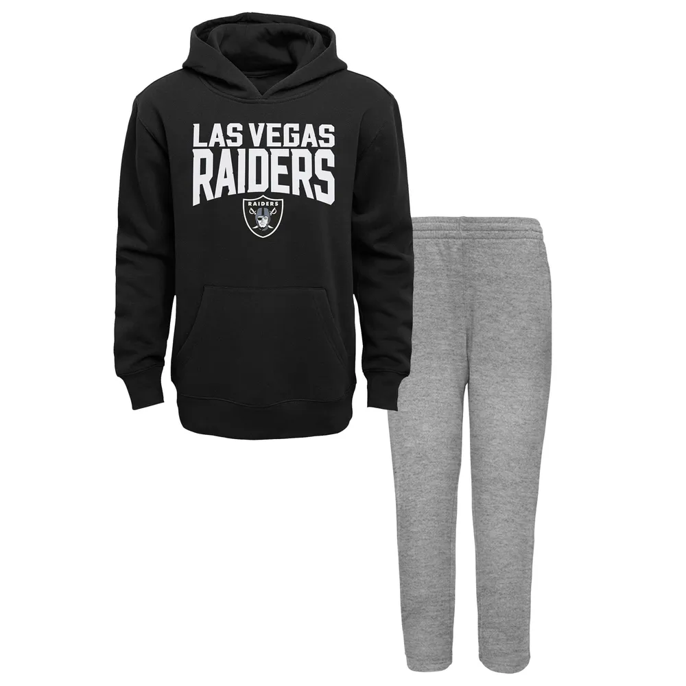 Nike Women's Team (NFL Las Vegas Raiders) Pullover Hoodie in Grey, Size: Small | NKZE07F8D-06G