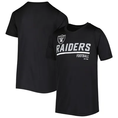 Las Vegas Raiders Youth Engaged T-Shirt - Black