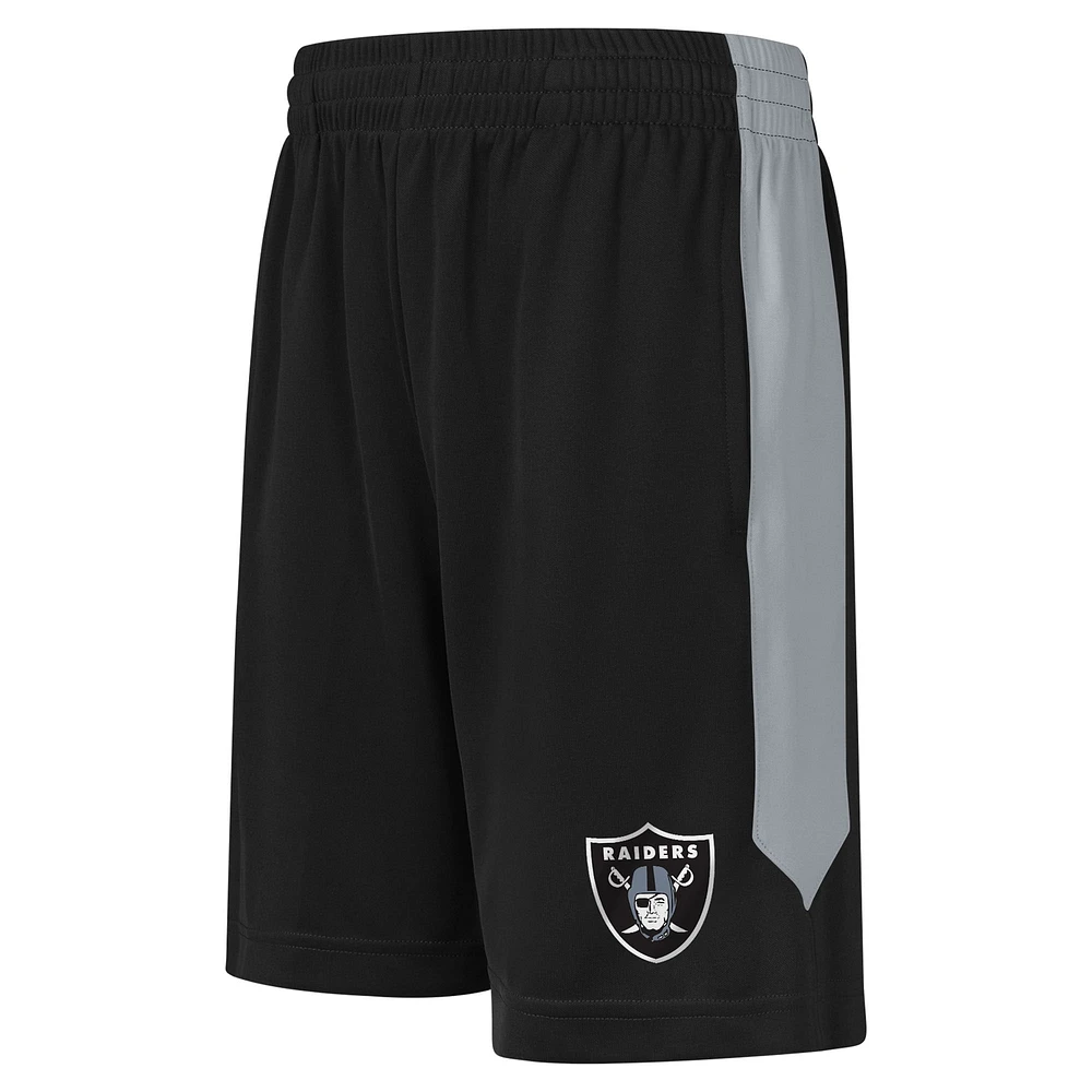 Short tendance noir pour jeunes Las Vegas Raiders