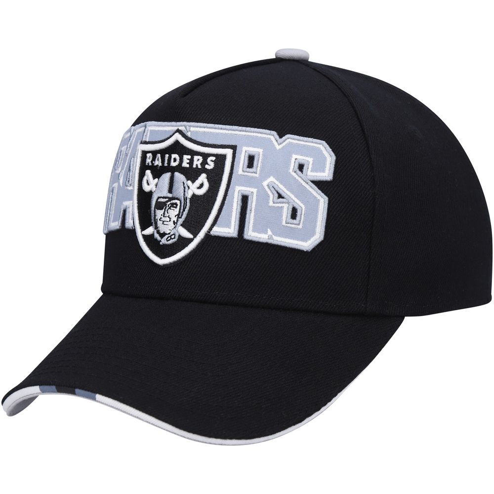 Youth New Era Black Las Vegas Raiders 2023 NFL Crucial Catch Cuffed Knit Hat