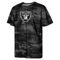 T-shirt noir pour jeunes des Raiders de Las Vegas Scrimmage