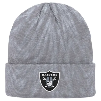 Lids Las Vegas Raiders Preschool Jacquard Cuffed Knit Hat with Pom - Black