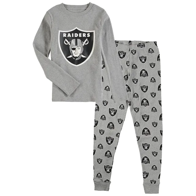 Las Vegas Raiders FOCO Team Ugly Pajama Set - Black