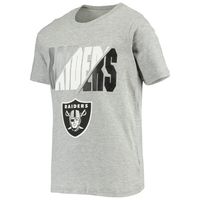 Youth Heathered Gray Las Vegas Raiders Mean Streak - T-Shirt