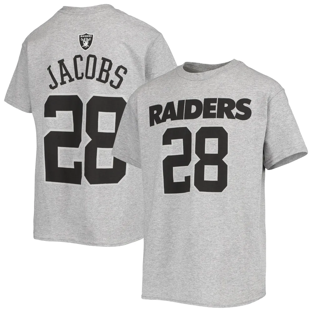 Lids Josh Jacobs Las Vegas Raiders Youth Mainliner Player Name
