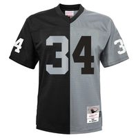 Youth Mitchell & Ness Bo Jackson Black/Silver Las Vegas Raiders Split Legacy Jersey