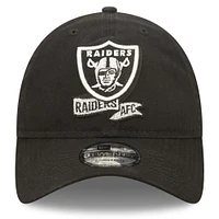 New Era Las Vegas Raiders 2022 Sideline - Casquette ajustable 9TWENTY noire pour jeune