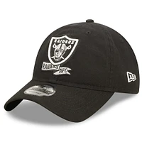 New Era Las Vegas Raiders 2022 Sideline - Casquette ajustable 9TWENTY noire pour jeune