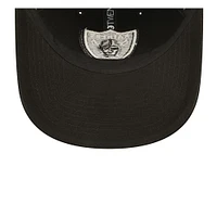 New Era Las Vegas Raiders 2022 Sideline - Casquette ajustable 9TWENTY noire pour jeune