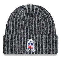 Youth New Era  Black Las Vegas Raiders 2023 Salute To Service Cuffed Knit Hat