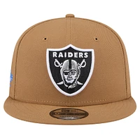 Casquette Snapback 9FIFTY Snapback pour jeunes New Era Las Vegas Raiders Color Pack avec patch latéral