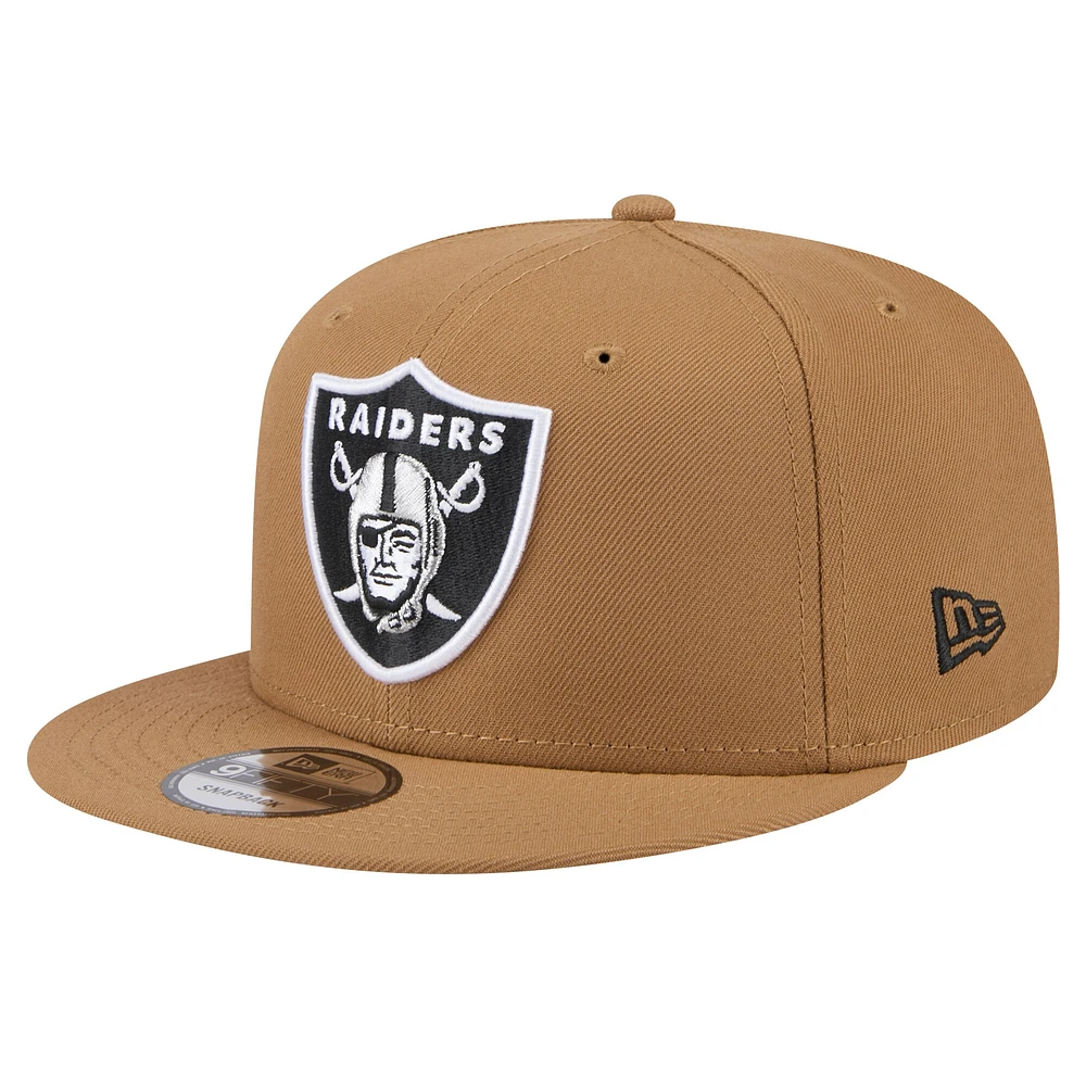 Casquette Snapback 9FIFTY Snapback pour jeunes New Era Las Vegas Raiders Color Pack avec patch latéral