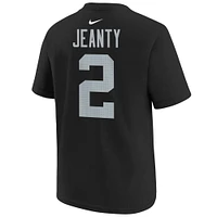 Youth Nike Ashton Jeanty Black Las Vegas Raiders 2025 NFL Draft First Round Pick Name & Number T-Shirt