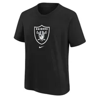 T-shirt Nike noir avec logo des Las Vegas Raiders pour jeunes