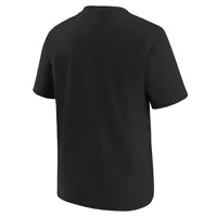 T-shirt Nike noir avec logo des Las Vegas Raiders pour jeunes