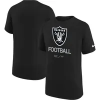 Nike Men's Dri-Fit Sideline Team (NFL Las Vegas Raiders) Long-Sleeve T-Shirt in Black, Size: Small | 00LX00A8D-0BI