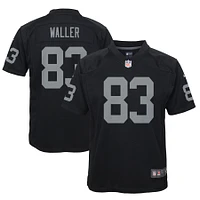 Maillot de match Nike Darren Waller pour jeunes des Las Vegas Raiders, noir