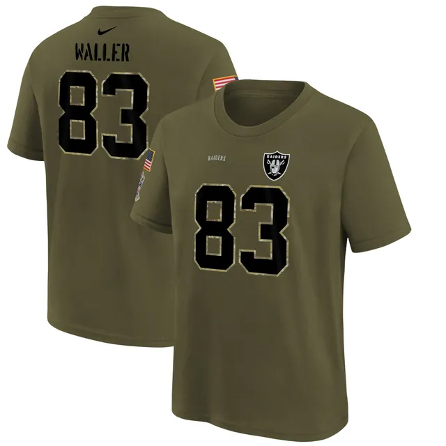 Men's Fanatics Branded Darren Waller Black Las Vegas Raiders Player Icon  Name & Number T-Shirt 