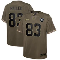 Youth Nike Darren Waller Olive Las Vegas Raiders Salute To Service Player Limited Jersey