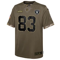 Maillot Nike Darren Waller pour jeunes Las Vegas Raiders Salute To Service Player Limited Olive