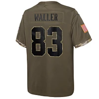 Maillot Nike Darren Waller pour jeunes Las Vegas Raiders Salute To Service Player Limited Olive