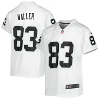 Maillot de jeu des Raiders Las Vegas Nike Darren Waller blanc pour jeune