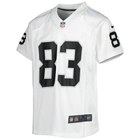 Maillot de jeu des Raiders Las Vegas Nike Darren Waller blanc pour jeune