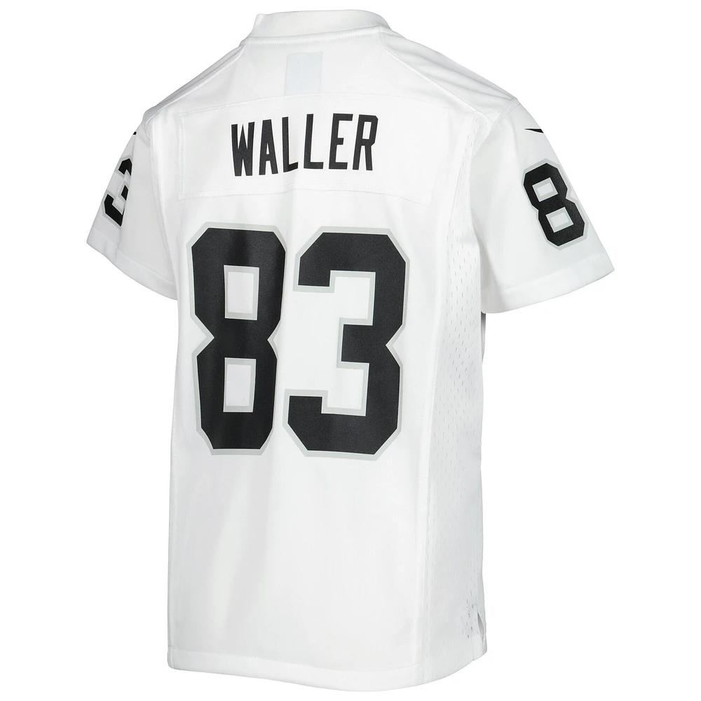 Maillot de jeu des Raiders Las Vegas Nike Darren Waller blanc pour jeune