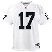 Maillot de match Nike Davante Adams blanc pour jeunes des Raiders Las Vegas