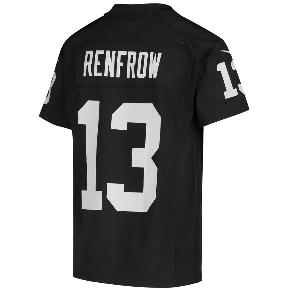 Maillot de match Nike Hunter Renfrow pour jeunes des Las Vegas Raiders, noir