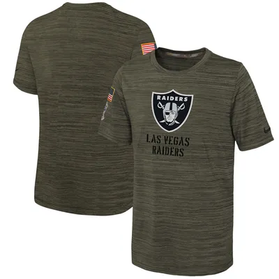 Lids Las Vegas Raiders Nike 2022 Salute to Service Shield Quarter-Zip Top -  Olive