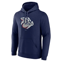 Men's Fanatics  Navy Lehigh Valley IronPigs Logo Fleece Pullover Hoodie