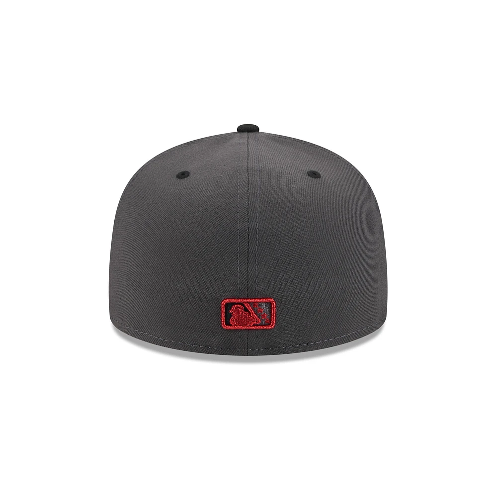 Men's New Era Gray Lehigh Valley IronPigs Theme Nights 59FIFTY Fitted Hat