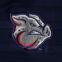 Men's Champion Navy Lehigh Valley IronPigs Textured Solid Polo