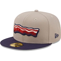 Casquette ajustée 59FIFTY IronPigs Authentic Collection Lehigh Valley grise pour homme de New Era