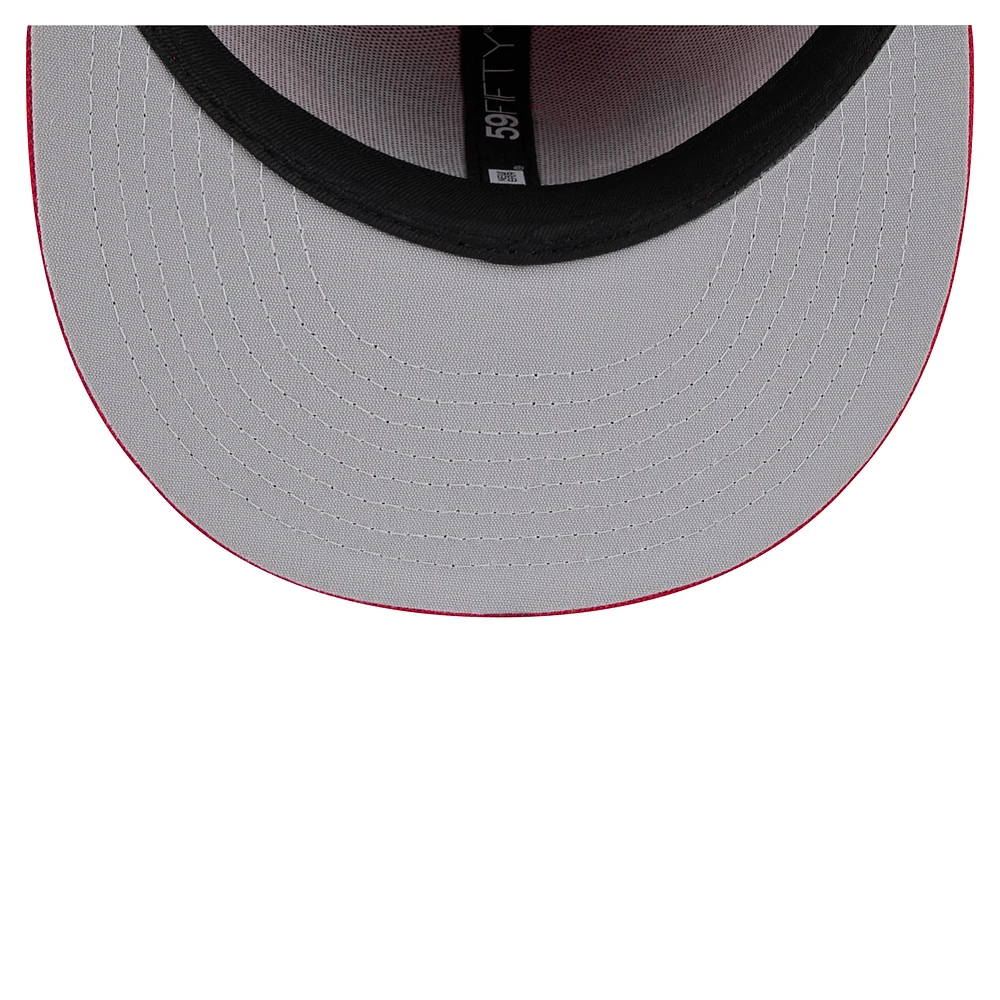 Men's New Era Red Lehigh Valley IronPigs Copa de la Diversión 59FIFTY Fitted Hat