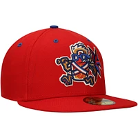 Casquette ajustée New Era Lehigh Valley Mamajuana Copa de la Diversión 59FIFTY rouge pour homme