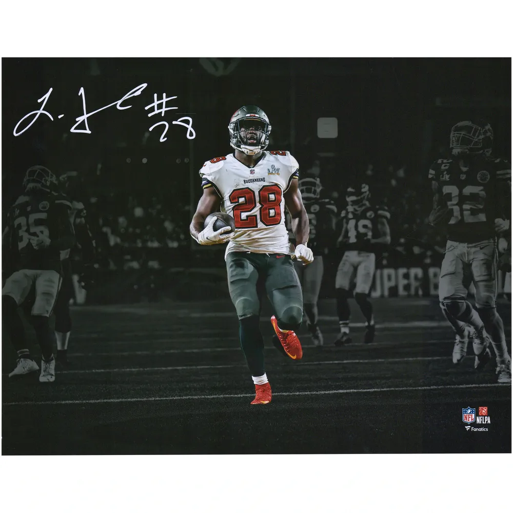 Leonard Fournette Tampa Bay Buccaneers Autographed Super Bowl LV