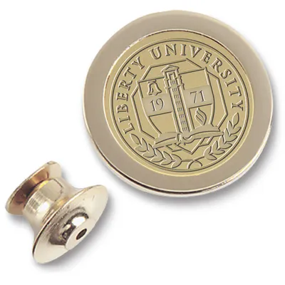 Liberty Flames Logo Lapel Pin - Gold