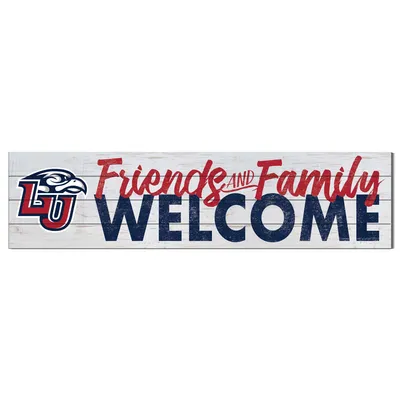 Liberty Flames 10'' x 40'' Friends & Family Welcome Sign