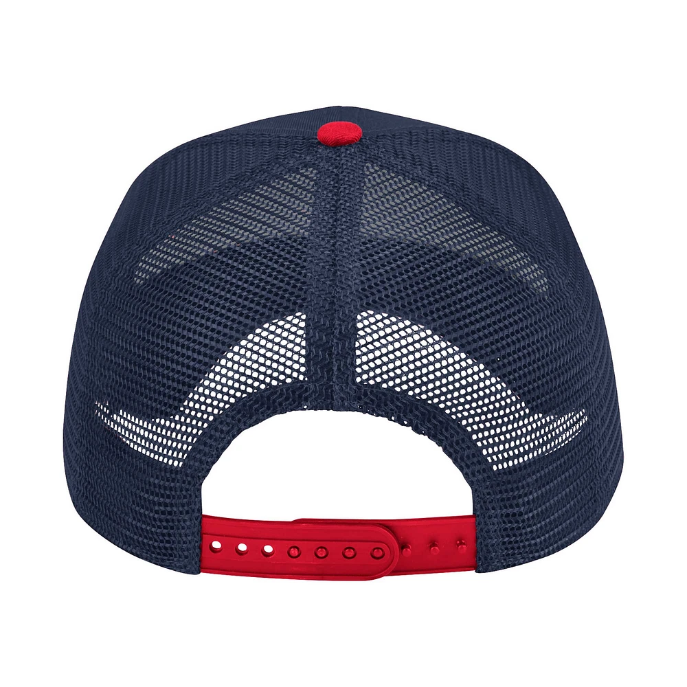 Chapeau réglable Colosseum Navy Liberty Flames Wyatt pour hommes