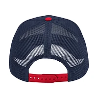 Chapeau réglable Colosseum Navy Liberty Flames Wyatt pour hommes