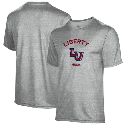 Liberty Flames Music Name Drop T-Shirt - Gray