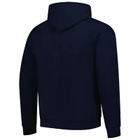 Men's Navy Liberty Flames Fleece Pullover Hoodie