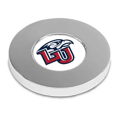 Liberty Flames Team Logo Paperweight - Silver