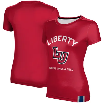 Liberty Flames Women's Track & Field T-Shirt - Red